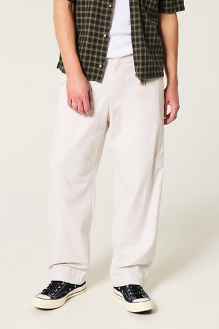 Pantalon baggy - Ecru