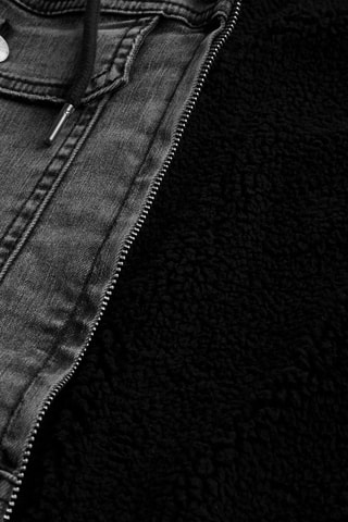 Veste en jean - Noir