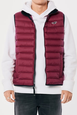 Doudoune sans manches - Bordeaux