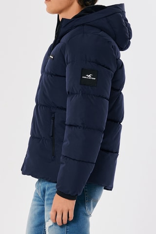 Doudoune à capuche - Bleu marine