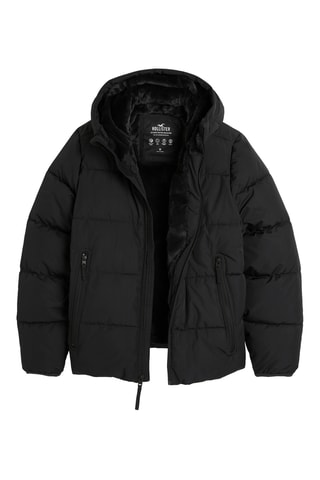Doudoune à capuche - Noir