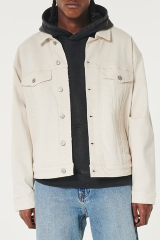 Veste en jean - Ecru