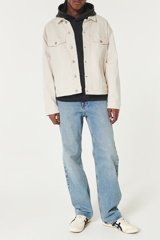 Veste en jean - Ecru
