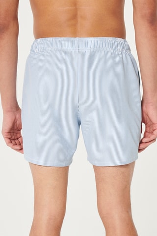 Short de bain - Bleu clair et blanc