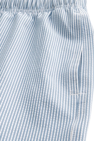 Short de bain - Bleu clair et blanc
