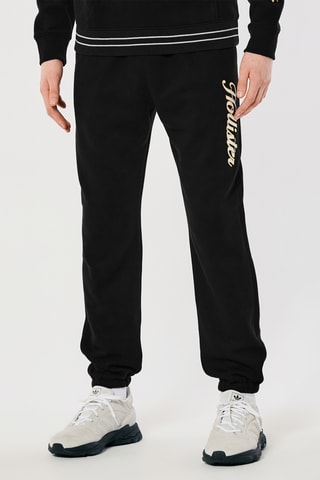 Pantalon de survêtement relaxed - Noir