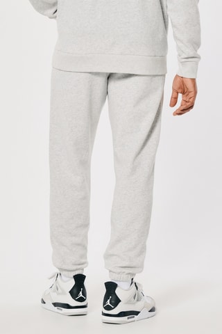 Pantalon de survêtement relaxed - Gris clair chiné