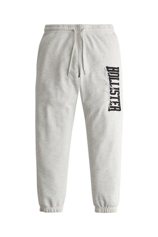 Pantalon de survêtement relaxed - Gris clair chiné