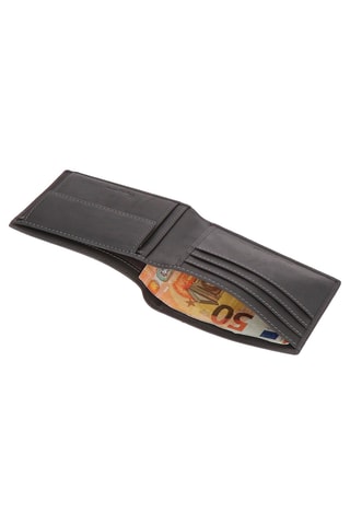 Cartera de piel - Gris