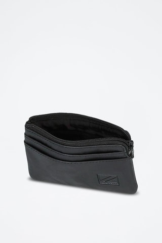 Monedero de piel Chief - Negro