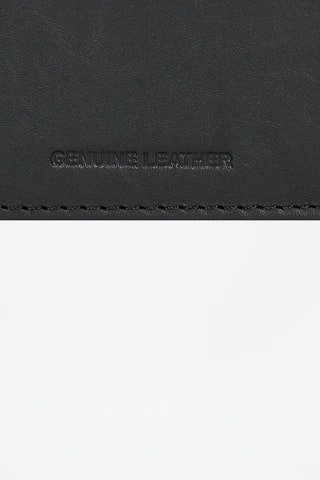 Monedero de piel Chief - Negro
