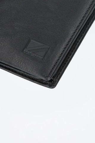 Monedero de piel Chief - Negro