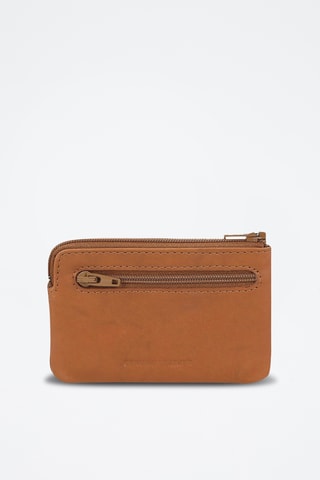 Cartera de piel Cracker - Beige