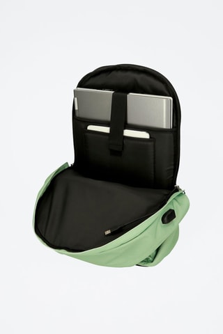 Mochila inteligente y estuche Aris - Verde