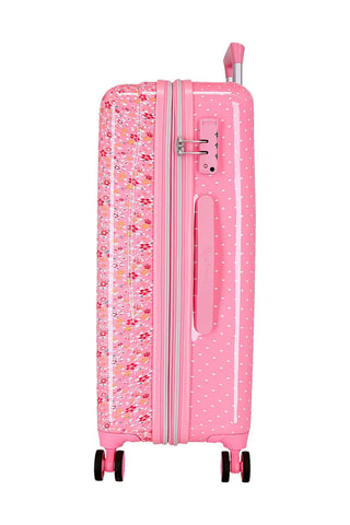 Maleta de cabina y maleta mediana Alenka -  68 cm - Candado TSA - Rosa