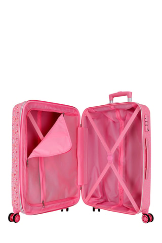 Maleta de cabina y maleta mediana Alenka -  68 cm - Candado TSA - Rosa