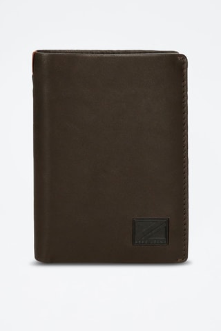 Cartera de piel Marshal - Marrón