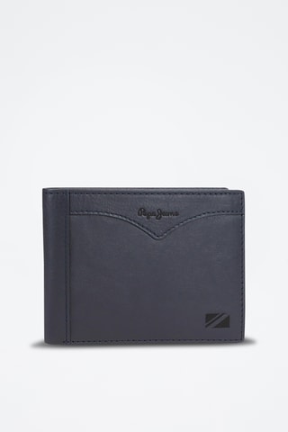Cartera de piel - Azul