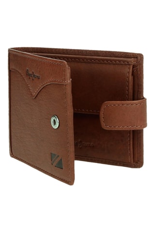 Cartera de piel Jacket - Marrón