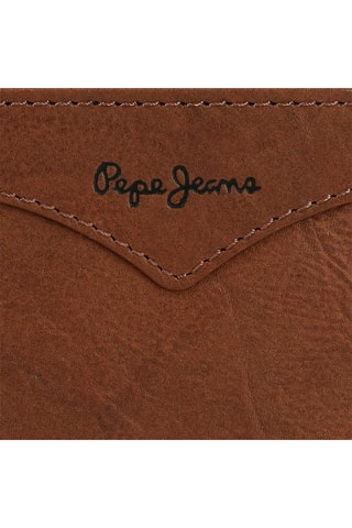 Cartera de piel Jacket - Marrón