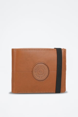 Cartera de piel Cracker - Camel