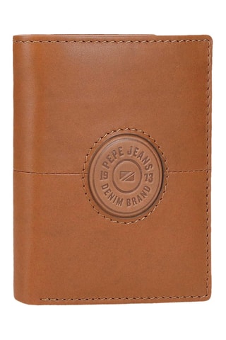 Cartera de piel Cracker - Camel