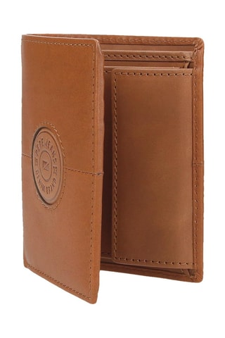 Cartera de piel Cracker - Camel