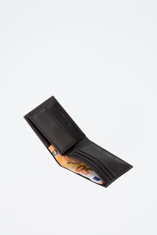Cartera de piel Hilltop - Azul marino