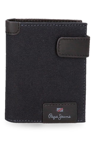 Cartera de piel Hilltop - Azul marino