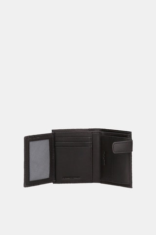 Cartera de piel Hilltop - Azul marino