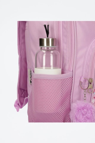 Mochila Sandra - Blanco y rosa
