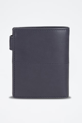 Cartera de piel Cracker - Azul