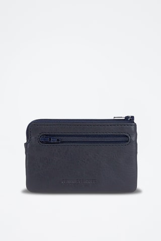 Cartera de piel - Azul