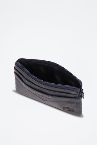 Cartera de piel - Azul