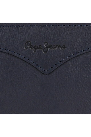Cartera de piel - Azul