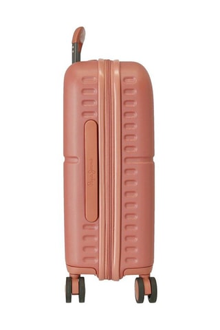 Maleta de cabina Highlight -  55 cm - Plateado y rojo