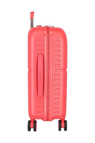 Maleta de cabina Highlight -  55 cm - Plateado y rojo