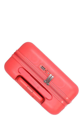 Maleta de cabina Highlight -  55 cm - Plateado y rojo