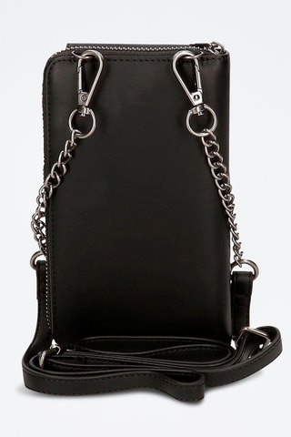 Bandolera Bethany - Gris y negro
