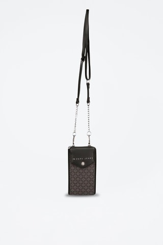 Bandolera Bethany - Gris y negro