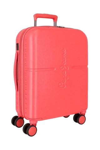Maleta de cabina - 55 cm - Naranja y plateado
