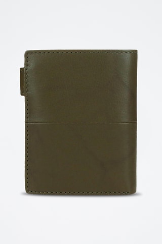 Cartera de piel Cracker - Verde
