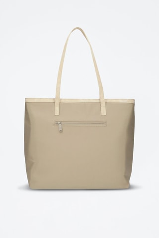 Bolso shopper Jana - Plateado y beige