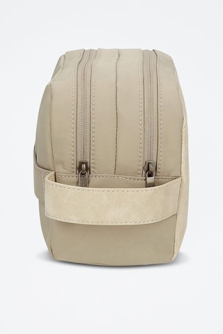 Neceser Jana - Plateado y beige
