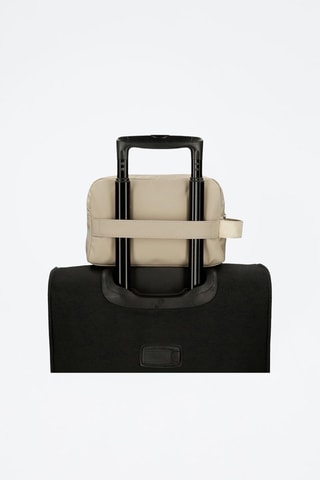 Neceser Jana - Plateado y beige