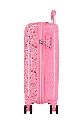 Maleta de cabina Alenka (S) -  67 cm - Candado TSA - Rosa