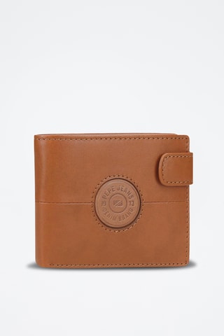 Cartera de piel Cracker - Beige