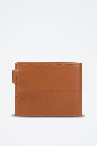 Cartera de piel Cracker - Beige