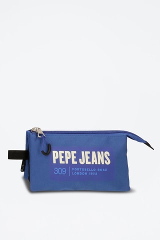 Estuche Darren - Azul y gris