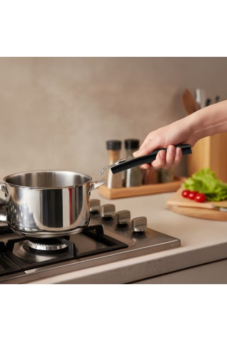 Casserole en acier inoxydable Eclipse - 
18 cm - 2 l